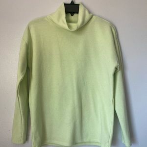 Loft Outlet Lime Green Long Sleeve Turtleneck
